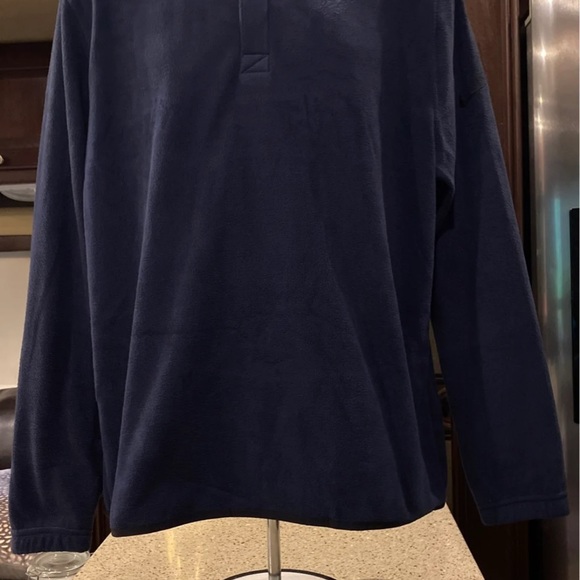 NWT Men’s Nike Fleece Pullover Size Large In Dark Navy - Picture 5 of 10